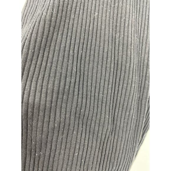 Emerette Womens Black Ribbed Spaghetti Strap Bodysuit NEW Size XL - Picture 4 of 10